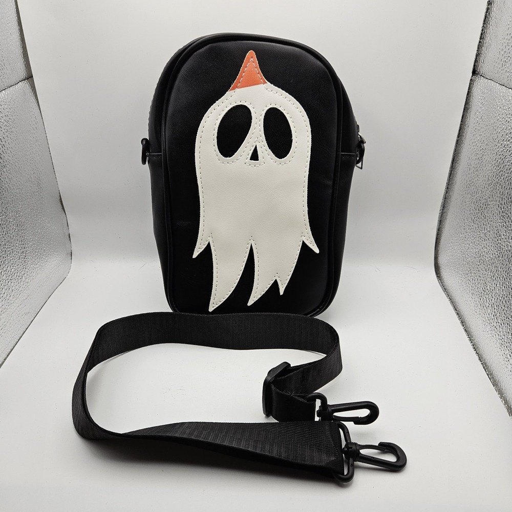 Halloween Ghost Crossbody Bag NWOT Vegan Leather